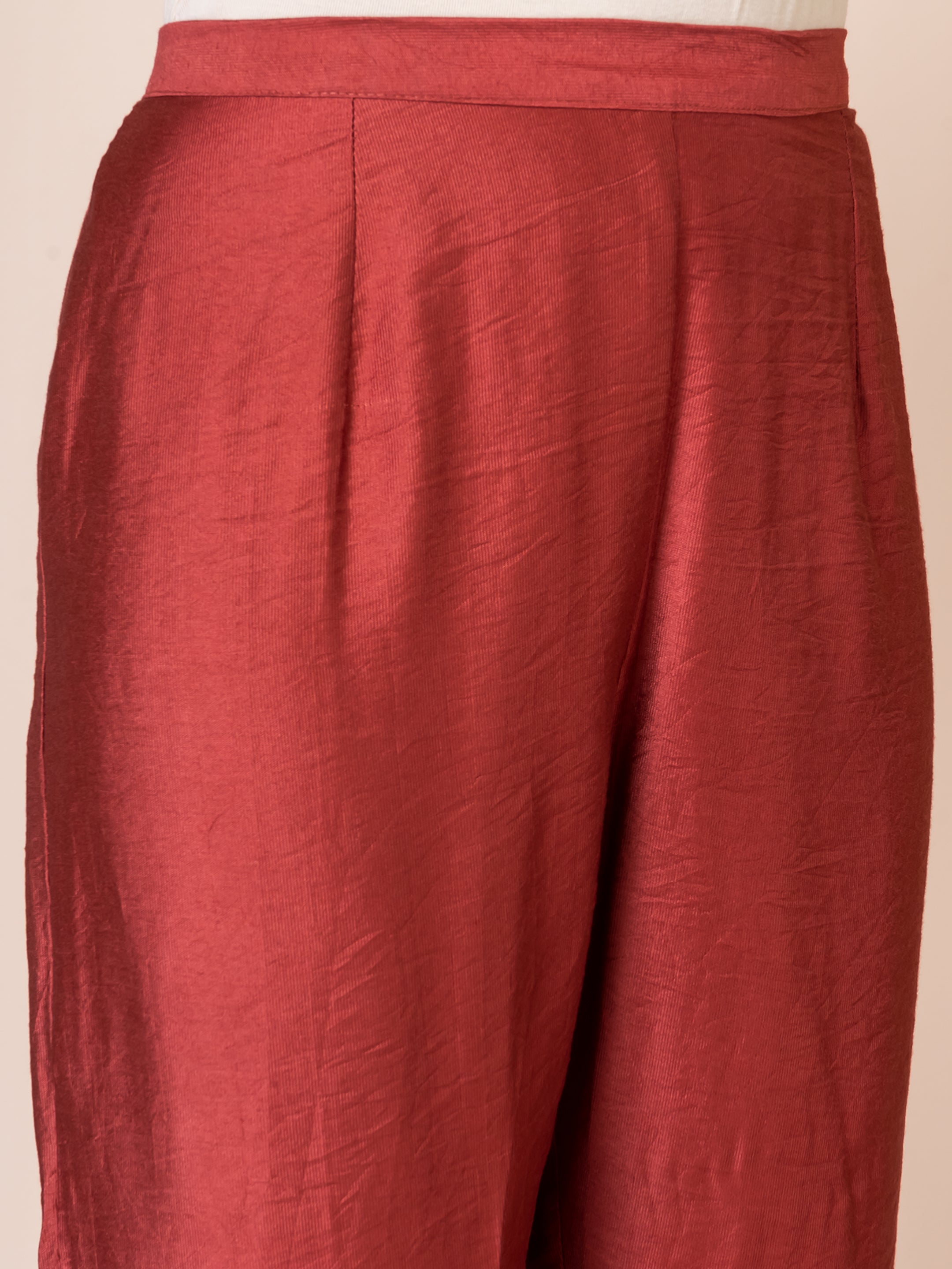 Luxurious Maroon and Black Bandhani Print Kurta Set by Sarso Sarso