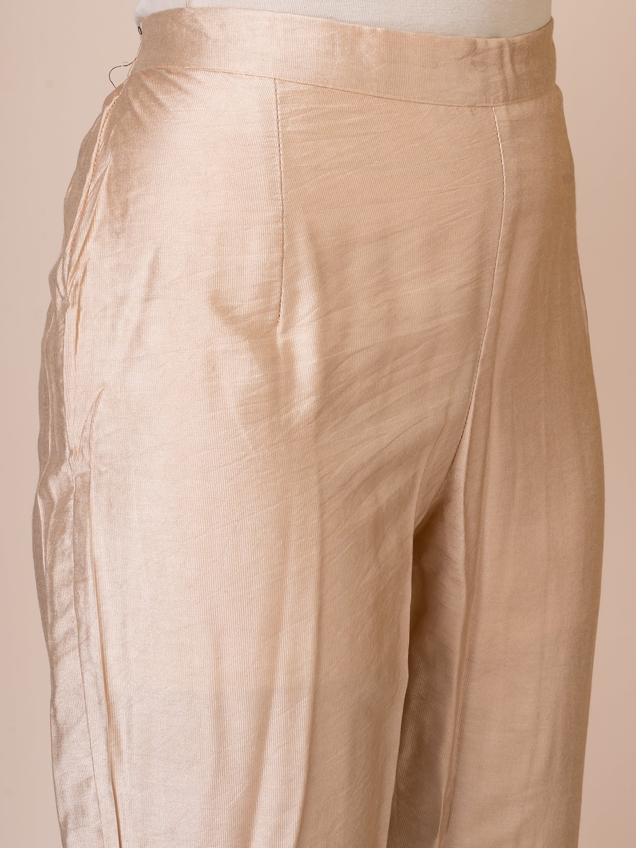 Elegant Beige Bandhani Kurta Set by Sarso Sarso
